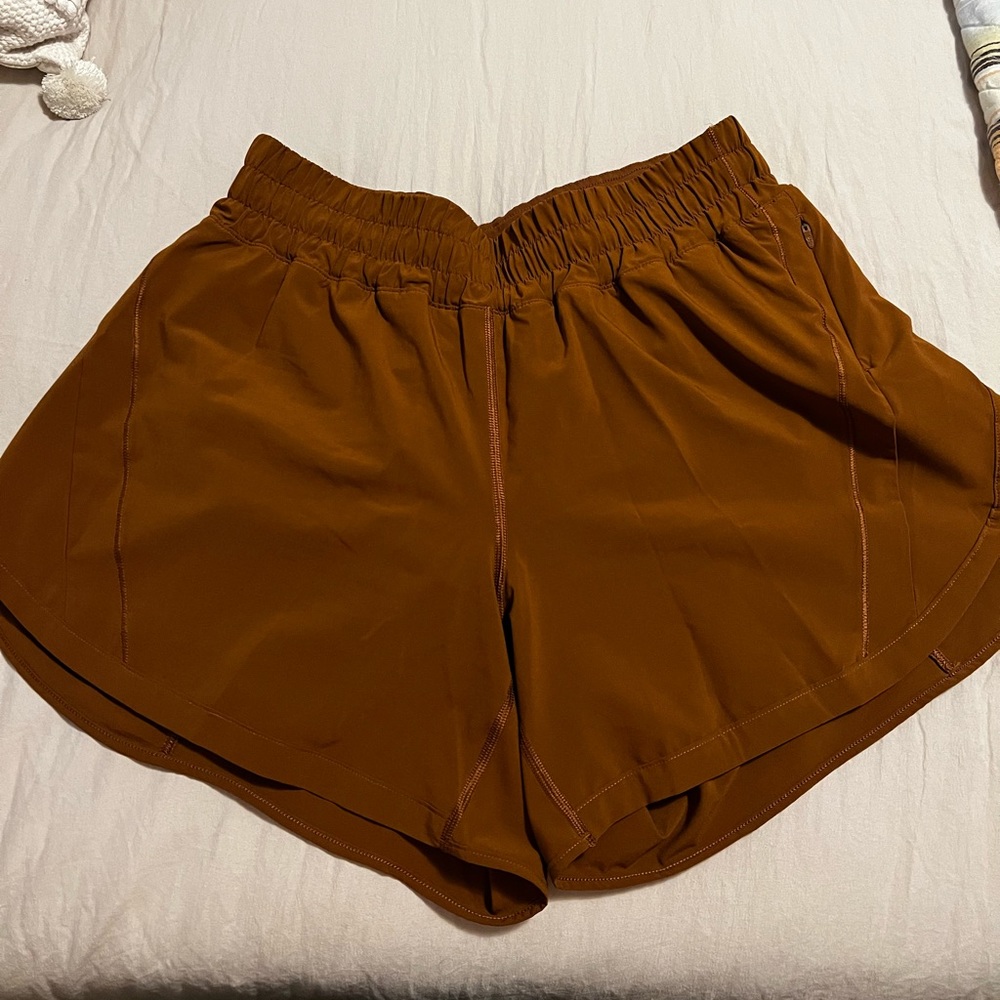 Lululemon Track That Mid-Rise Lined 5” - Chestnut